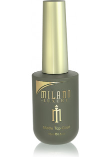 Купити Milano Cosmetic Матовий каучуковий топ для гель-лаку Matte Top Luxury вигідна ціна