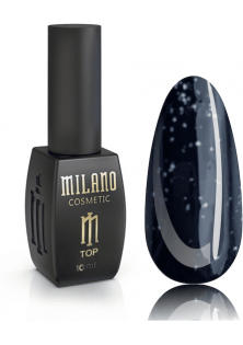 Купить Milano Cosmetic Топ для гель-лака прозрачный с конфетти Top Confetti No Sticky №03, 10 ml выгодная цена