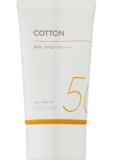 Сонцезахисний крем Block Cotton Sun SPF 50+ PA++++ за ціною 498₴  у категорії Корейська косметика Київ
