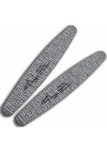 Овальна пилочка сіра 180/180 за ціною 35₴  у категорії Nailapex Тип Пилка для нігтів