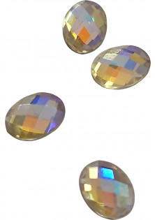 Фігурні скляні стрази овальні за ціною 25₴  у категорії Стрази та броші для нігтів Класифікація Професійна