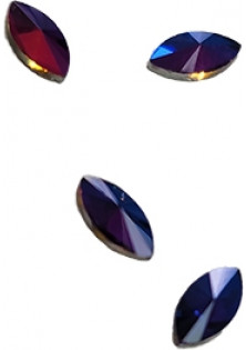 Фігурні скляні стрази темні за ціною 25₴  у категорії Стрази та броші для нігтів Класифікація Професійна