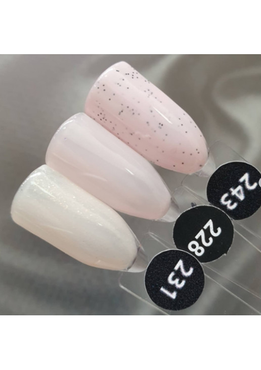 Гель-лак для нігтів Молочний з рожевим Nailapex №228 - фото 2