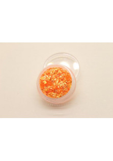 Слюда сніжок оранж за ціною 25₴  у категорії Декоративна фольга, слюда, лиття для нігтів Тип Слюда для нігтів
