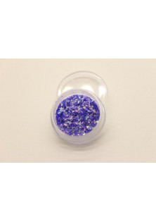 Слюда фіолетовий сніжок за ціною 25₴  у категорії Декоративна фольга, слюда, лиття для нігтів Класифікація Професійна