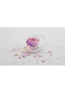 Конфеті Голограмний рис рожевий за ціною 35₴  у категорії Українська косметика Тип Конфетті для нігтів