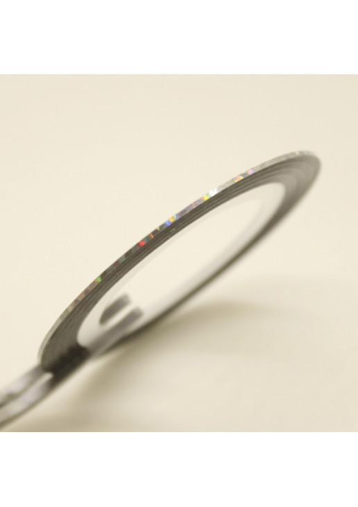 Скотч-фольга для манікюру срібний калейдоскоп - фото 1