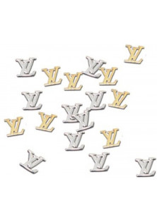 Мікс прикрас для нігтів з логотипом Louis Vuitton в Україні