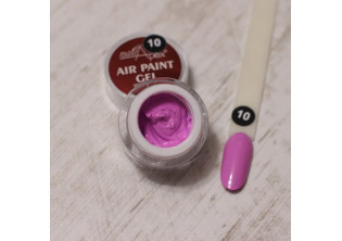 Гель-фарба для аеропуфінгу бузково-рожева Air Paint Gel №10 за ціною 155₴  у категорії Переглянуті товари