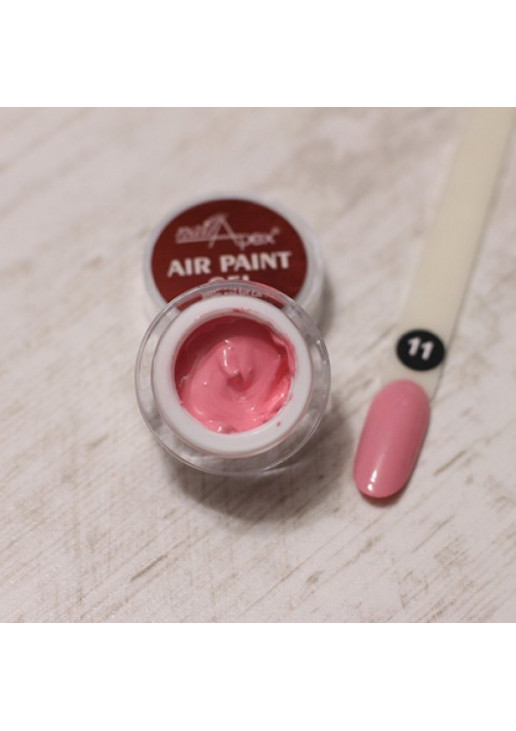 Гель-фарба для аеропуфінгу рожева пастель Air Paint Gel №11 - фото 1