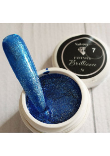 Гель-фарба Діамант синя Brilliance №7 за ціною 215₴  у категорії Nailapex Тип Гель-фарба для нігтів