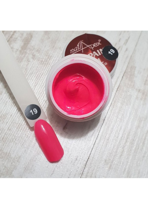 Гель-фарба для аеропуфінгу рожева неонова Air Paint Gel №19 - фото 1