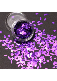 Конфеті для нігтів фіолетовий голограмний рис за ціною 25₴  у категорії Конфетті для нігтів Призначення Для блиску