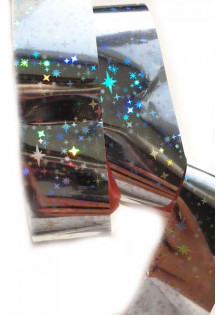 Фольга для нігтів Голограмні зірочки за ціною 20₴  у категорії Nailapex Тип Фольга для дизайну нігтів