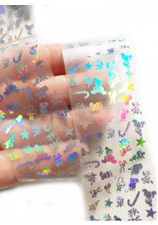 Фольга для ногтей Голограммная Рождество по цене 20₴  в категории Декоративная фольга, слюда, литье для ногтей Днепр