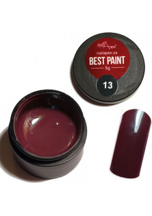 Купить Nailapex Гель-краска для ногтей темная вишня Best Paint №13 выгодная цена