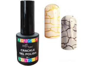 Гель-лак для нігтів Кракелюр білий Crackle Nailapex за ціною 155₴  у категорії Переглянуті товари