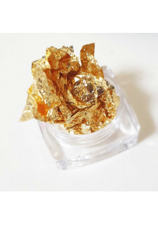 Поталь в баночке золотистая по цене 25₴  в категории Декоративная фольга, слюда, литье для ногтей Сумы