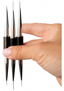 Набір двосторонніх пензликів за ціною 300₴  у категорії Пензлi для дизайну нігтів Черкаси