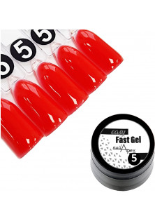 Кольоровий гель для нігтів Easy Fast Gel №5 за ціною 140₴  у категорії Товари для манікюра та педикюра Призначення Моделювання