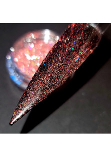 Світловідбиваючий блиск для нігтів рожевий з голограмою за ціною 45₴  у категорії Українська косметика Бренд Nailapex