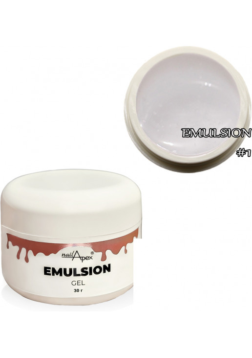 Рідкий моделюючий гель Emulsion Clear №1 - фото 1