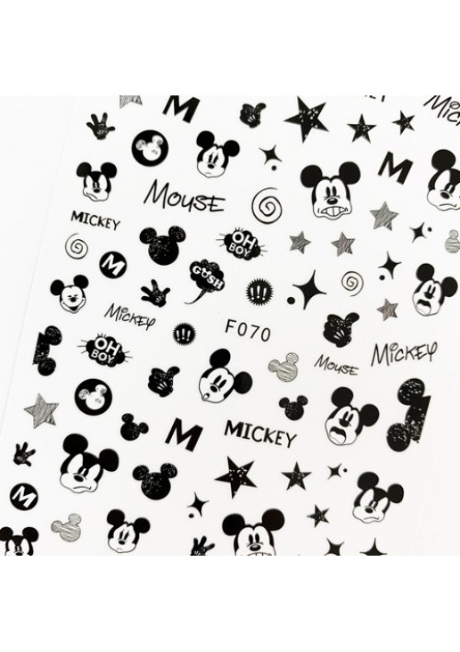 Наклейки на нігті Mickey Mouse - фото 1