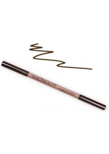 Стійкий олівець для брів із щіточкою Темно-коричневий Eyebrow Pencil Dark Brown за ціною 130₴  у категорії Українська косметика Призначення Макіяж