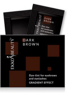 Краска-тинт для бровей и ресниц с эффектом градиента тон Темно-коричневый Tint For Eyebrows And Eyelashes Gradient Effect Tone Dark Brown по цене 65₴  в категории Краска для бровей и ресниц Запорожье