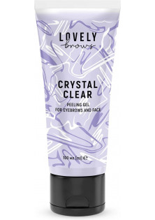 Пілінг-скатка для брів та обличчя Crystal Clear Peeling Gel For Eyebrows And Face