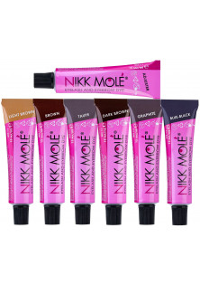 Купить Nikk Mole Набор из 6 красок для бровей и регулятора цвета Set Of 6 Eyebrow Dye And Color Regulator выгодная цена
