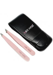 Набір рожевих пінцетів для брів Pink Tweezers Set за ціною 640₴  у категорії Nikk Mole Призначення Моделювання