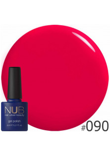Гель-лак для нігтів універсальний NUB Gel Polish №090 - Famous Red, 8 ml в Україні