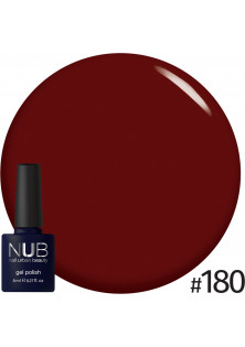 Купити NUB Гель-лак для нігтів універсальний NUB Gel Polish №180 - Cherry Pomp, 8 ml вигідна ціна