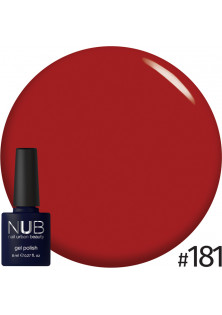 Гель-лак для нігтів універсальний NUB Gel Polish №181 - Louboutin, 8 ml за ціною 149₴  у категорії Американська косметика Призначення Захист