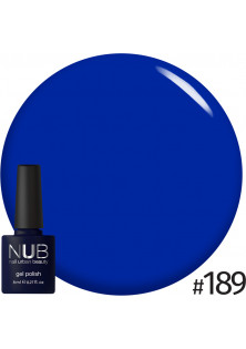 Гель-лак для нігтів універсальний NUB Gel Polish №189 - Bluebloods, 8 ml за ціною 149₴  у категорії Гель-лаки для нігтів та інші матеріали Країна ТМ США