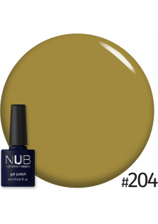 Купити NUB Гель-лак для нігтів універсальний NUB Gel Polish №204 - Celebrity Style, 8 ml вигідна ціна