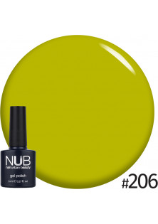 Купити NUB Гель-лак для нігтів універсальний NUB Gel Polish №206 - Fresh And Young, 8 ml вигідна ціна