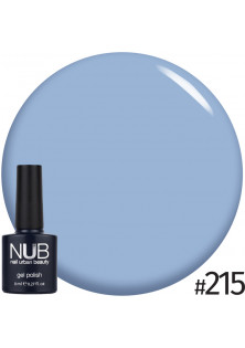 Купити NUB Гель-лак для нігтів універсальний NUB Gel Polish №215 - Stylish Blue, 8 ml вигідна ціна