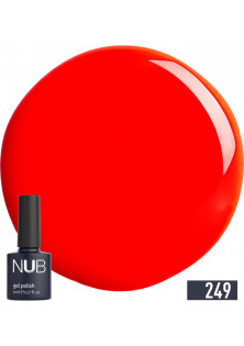Гель-лак для нігтів універсальний NUB Gel Polish №249 - Burnt Red, 8 ml в Україні