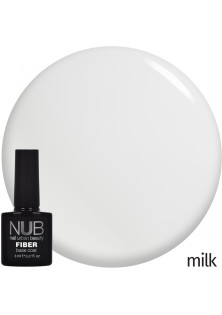 Основа з армувальними волокнами NUB Fiber Base Coat №01 - Milk, 8 ml за ціною 183₴  у категорії Американська косметика Об `єм 8 мл