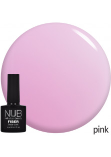 Купити NUB Основа з армувальними волокнами NUB Fiber Base Coat №02 - Pink, 8 ml вигідна ціна