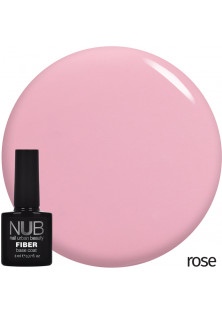 Основа з армувальними волокнами NUB Fiber Base Coat №03 - Rose, 8 ml за ціною 183₴  у категорії Американська косметика Тип Кольорова база