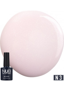 Гель-лак нюдовый с шиммером NUB Gel Polish Naked №03 - Bare Glow, 8 ml по цене 149₴  в категории Американская косметика Бренд NUB