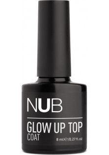 Закріплювач люмінесцентний не має липкого шару NUB Glow Up Top Coat, 8 ml за ціною 155₴  у категорії Американська косметика Стать Для жінок