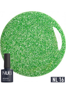 Купити NUB Гель-лак зі світловідбиваючим ефектом NUB Gel Polish Night Light №16 - Verdure, 8 ml вигідна ціна