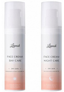Купити Lapush Набір кремів для сухої шкіри Set Of Creams Day & Night For Dry Skin вигідна ціна