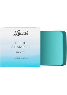 Твердий шампунь Solid Shampoo Mentol за ціною 50₴  у категорії Українська косметика Бренд Lapush
