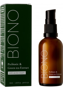 Купити Biono Крем для обличчя з пребіотиками та екстрактом зеленого чаю Anti-Acne Cream вигідна ціна
