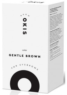 Купить Okis Brow Крем-краска для бровей с экстрактом хны с окислителем Gentle Brown выгодная цена